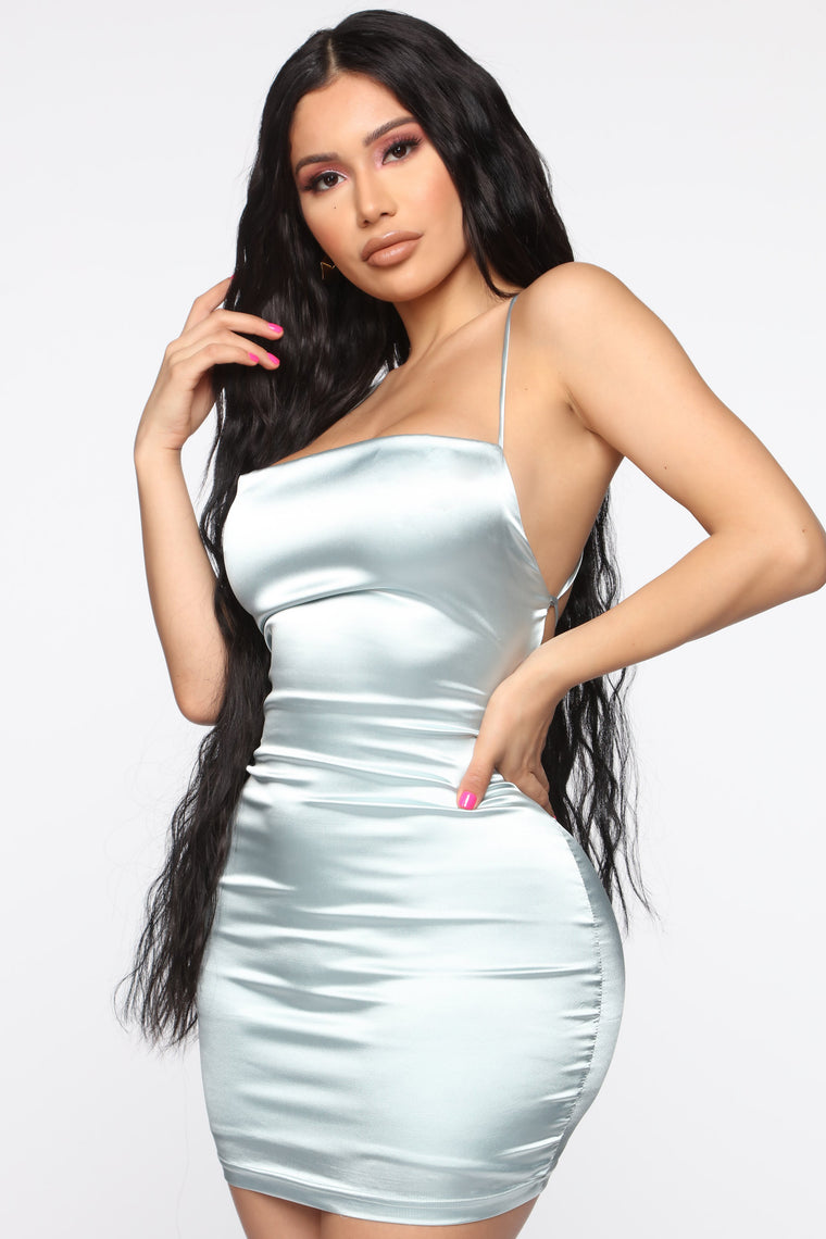 fashion nova satin dress