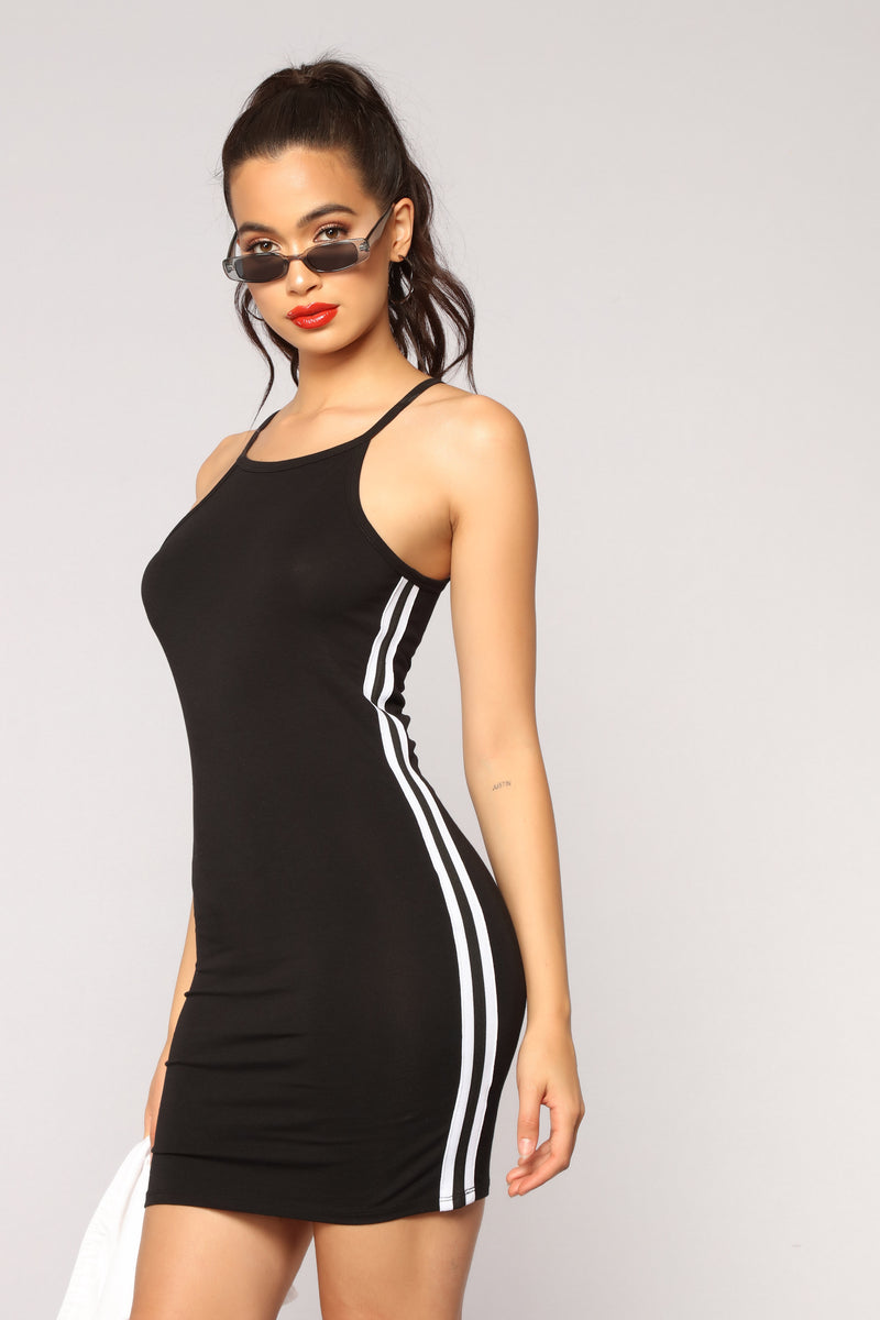 Sprightly Athletic Dress - Black | Fashion Nova, Dresses | Fashion Nova