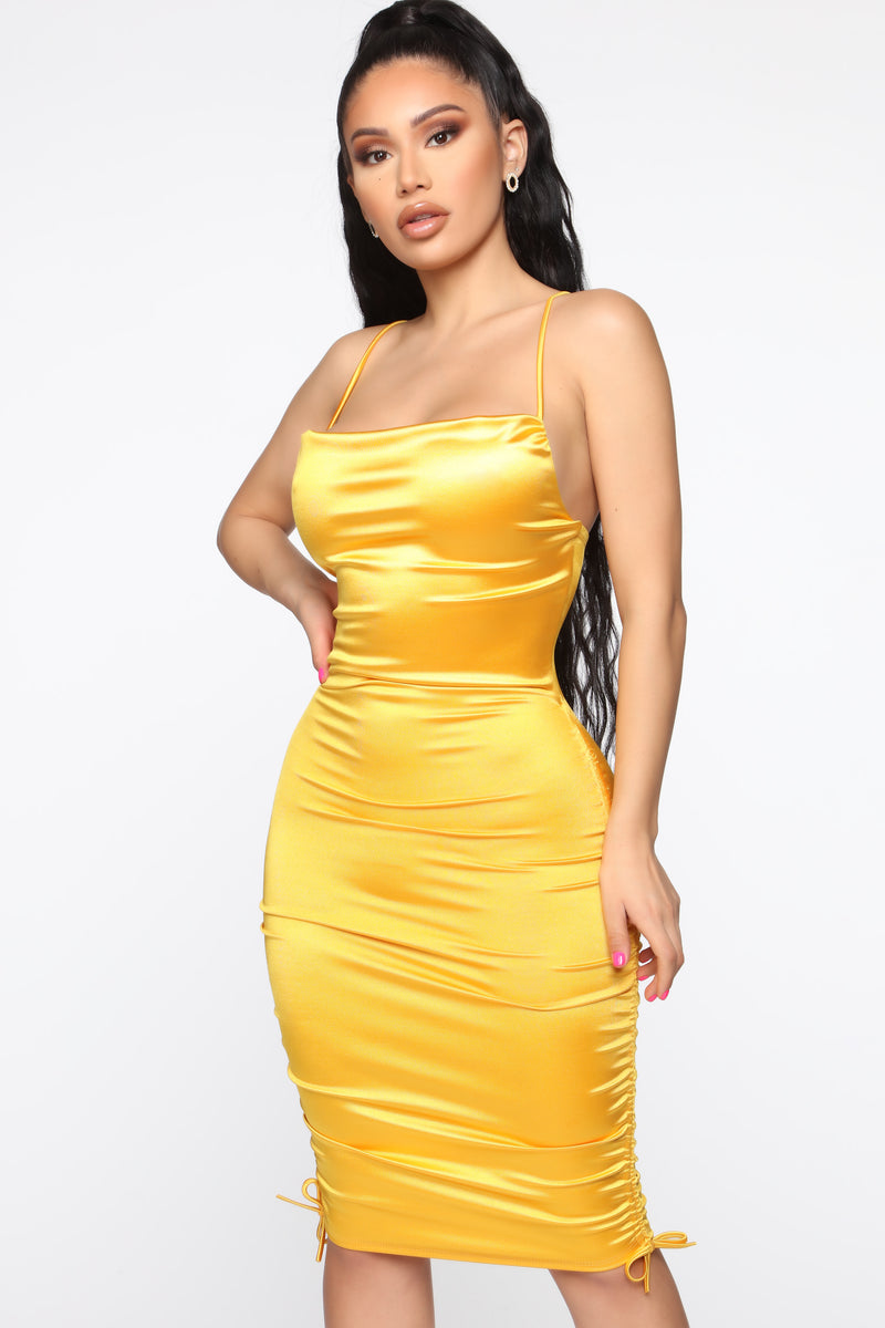 Going Places Dress - Gold/Yellow | Fashion Nova, Dresses | Fashion Nova