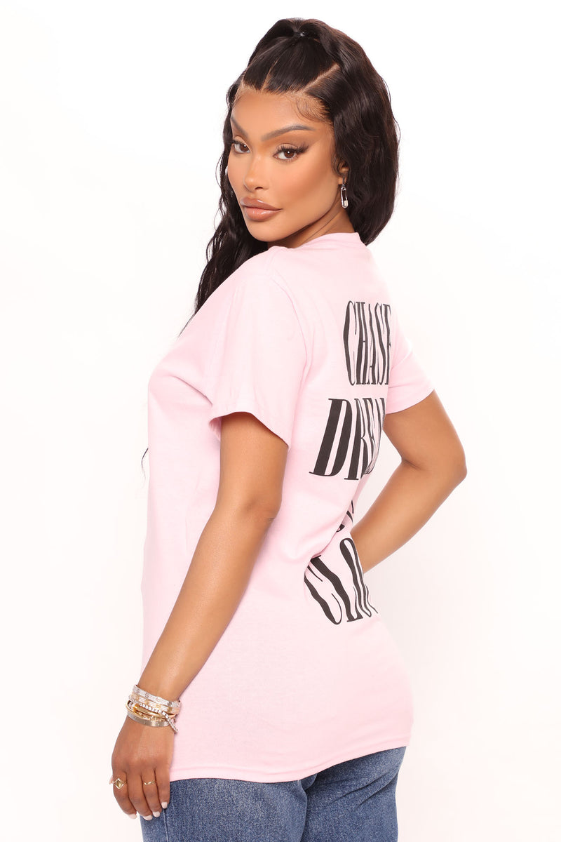 Chase Dreams T-Shirt - Pink | Fashion Nova, Screens Tops and Bottoms |  Fashion Nova