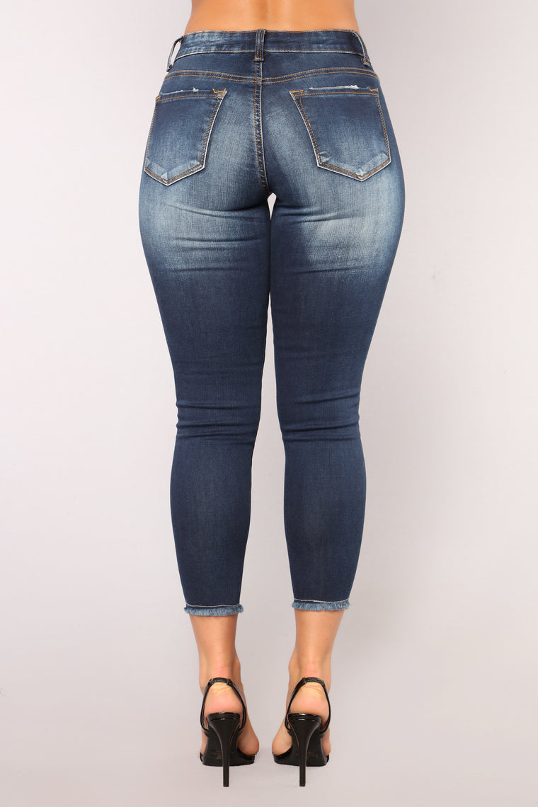 Zhana Ankle Jeans - Dark Wash