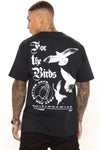 For The Birds Short Sleeve Tee - Black