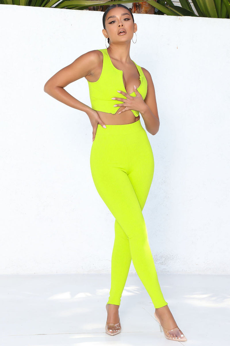 Irene Snatched Legging - Lime | Fashion Nova, Leggings | Fashion Nova