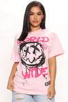 Good Vibes Worldwide Top - Pink