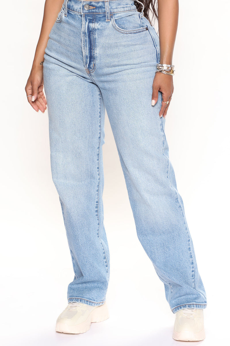 Drew 90's Vintage Straight Leg Jeans - Vintage Blue Wash | Fashion Nova ...