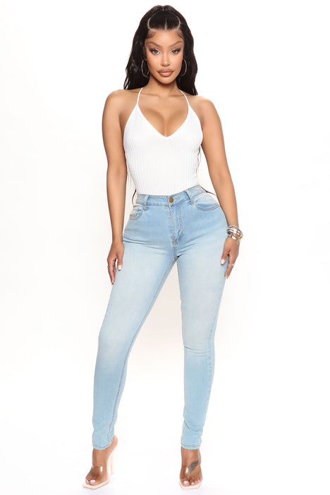 Alexa High Rise Lifter Skinny Jeans - Light Wash | Fashion Nova, Jeans | Fashion Nova