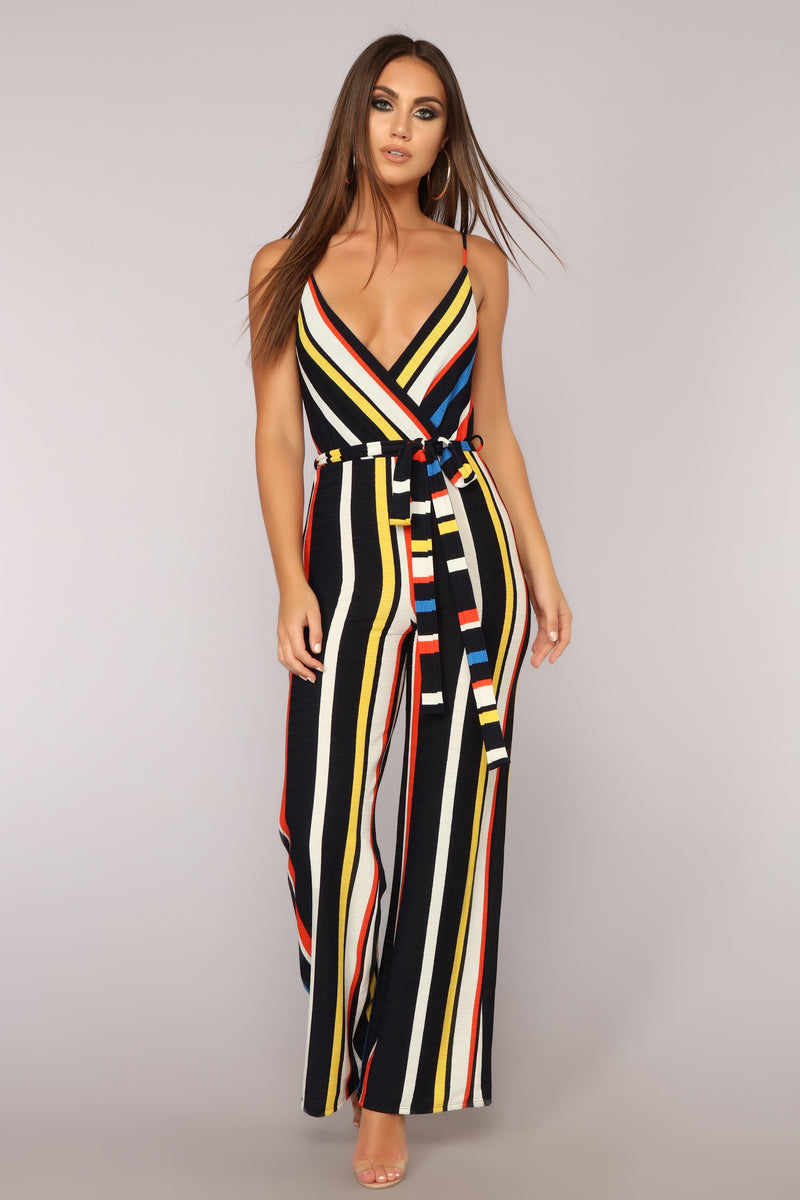Power Stripe Belted Jumpsuit - Multi | Fashion Nova, Jumpsuits ...