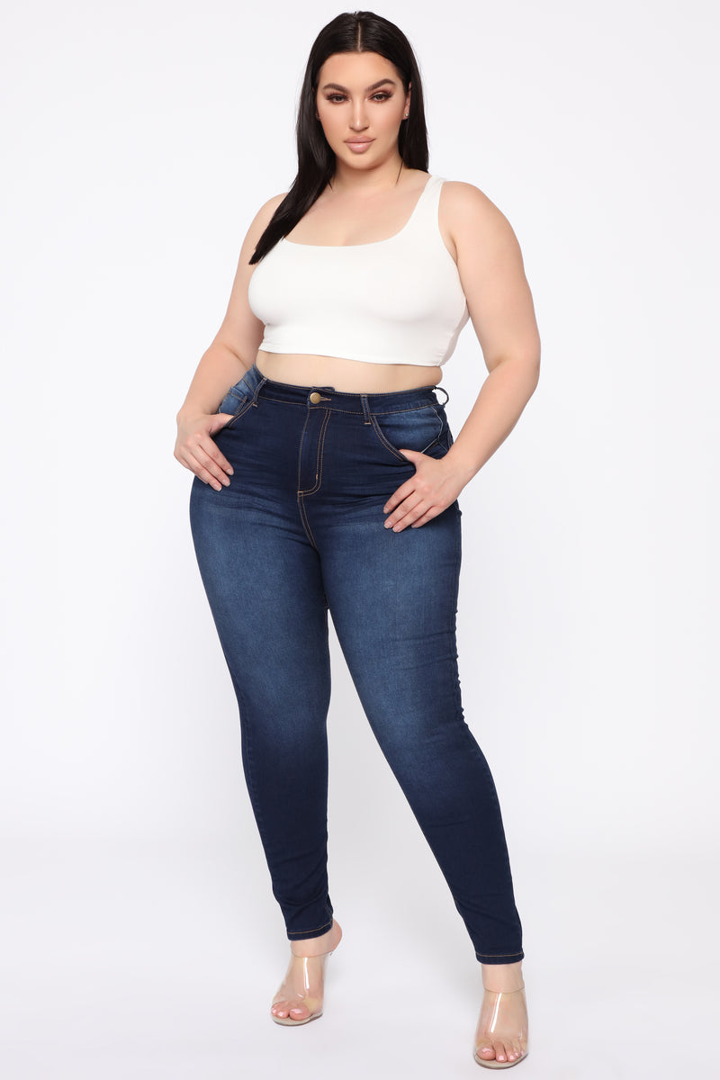 Alexa II High Rise Skinny Jeans - Dark Denim, Jeans | Fashion Nova