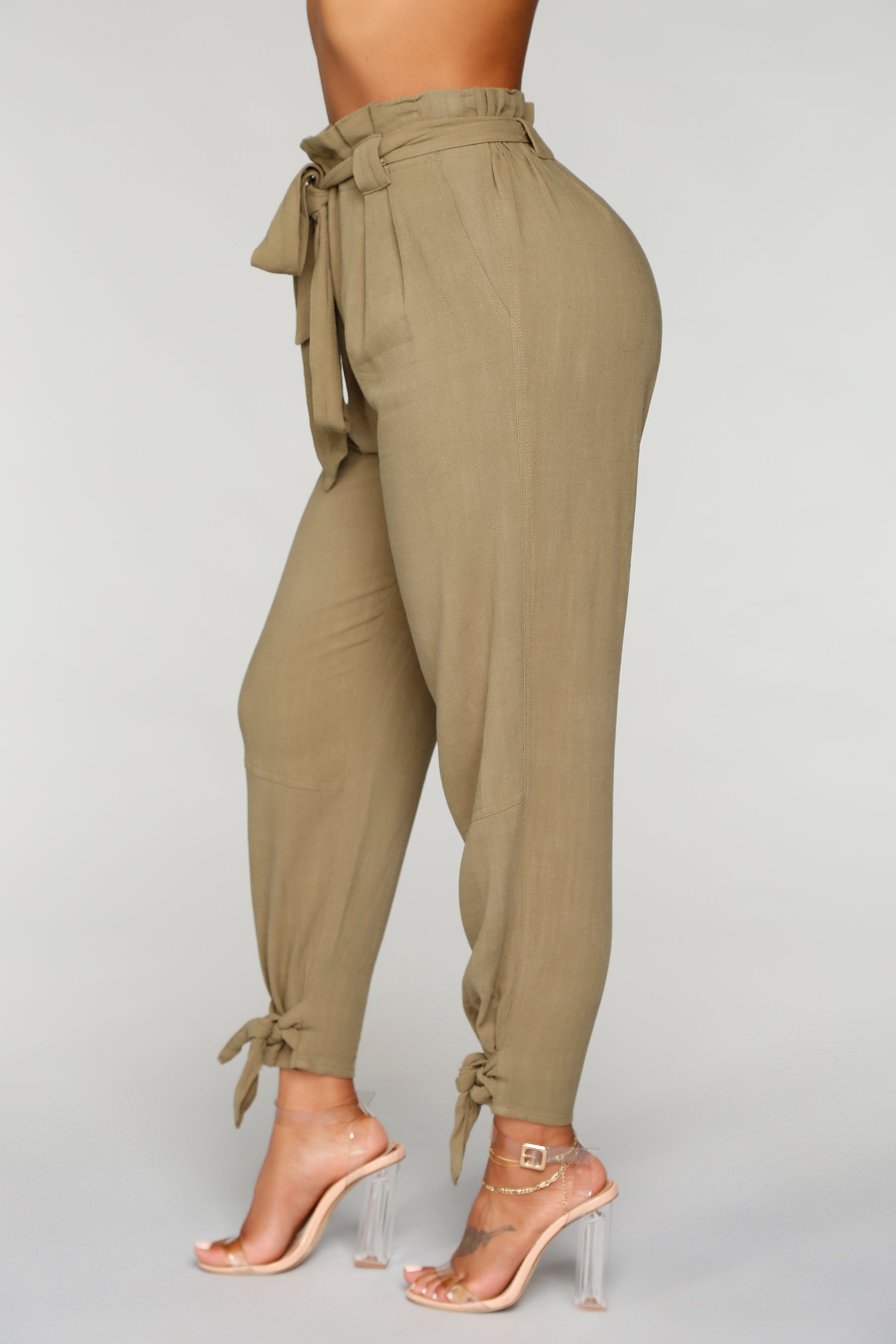 Moving Forward Linen Pants - Olive – Fashion Nova