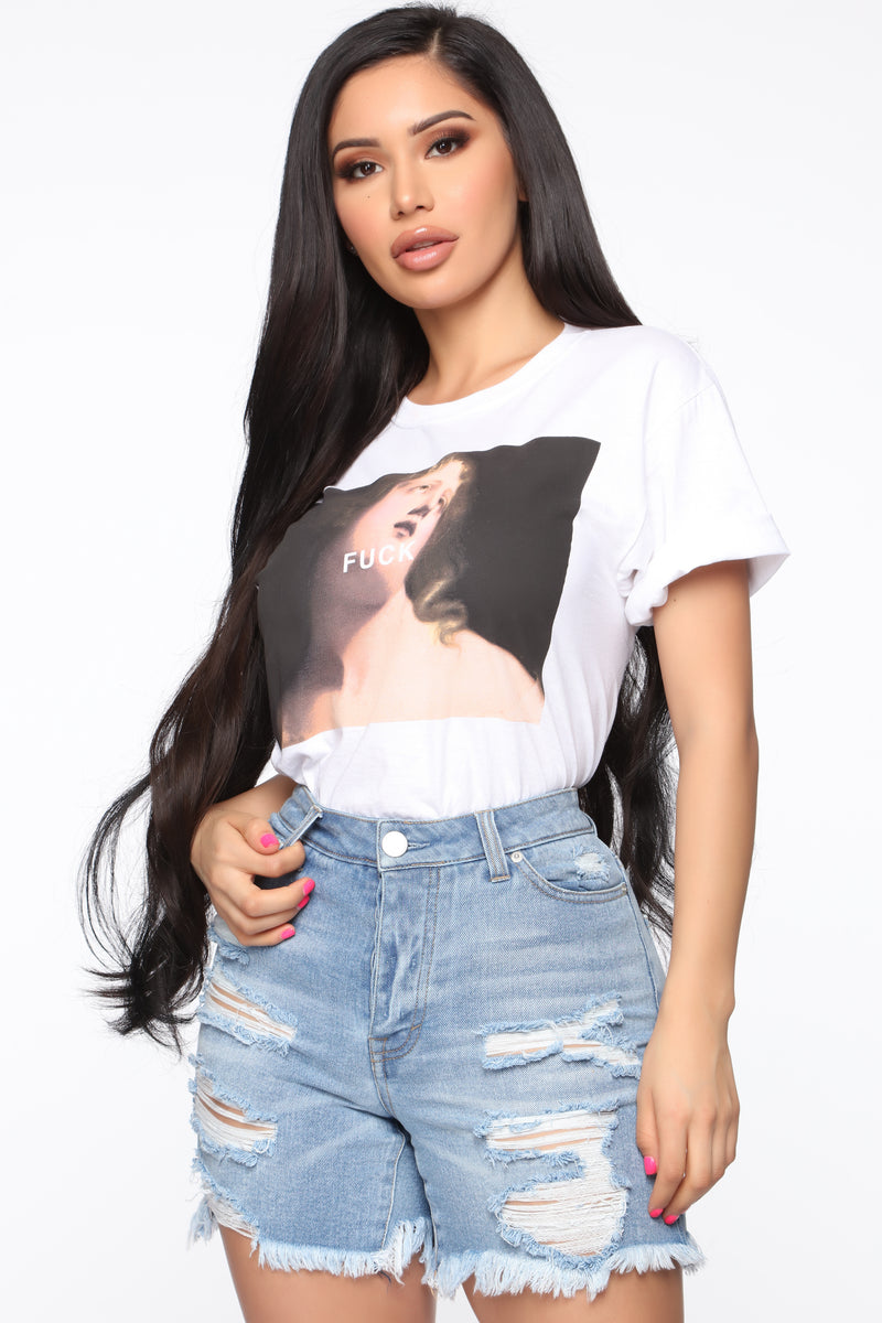 Constant Mood Top - White | Fashion Nova, Screens Tops and Bottoms ...
