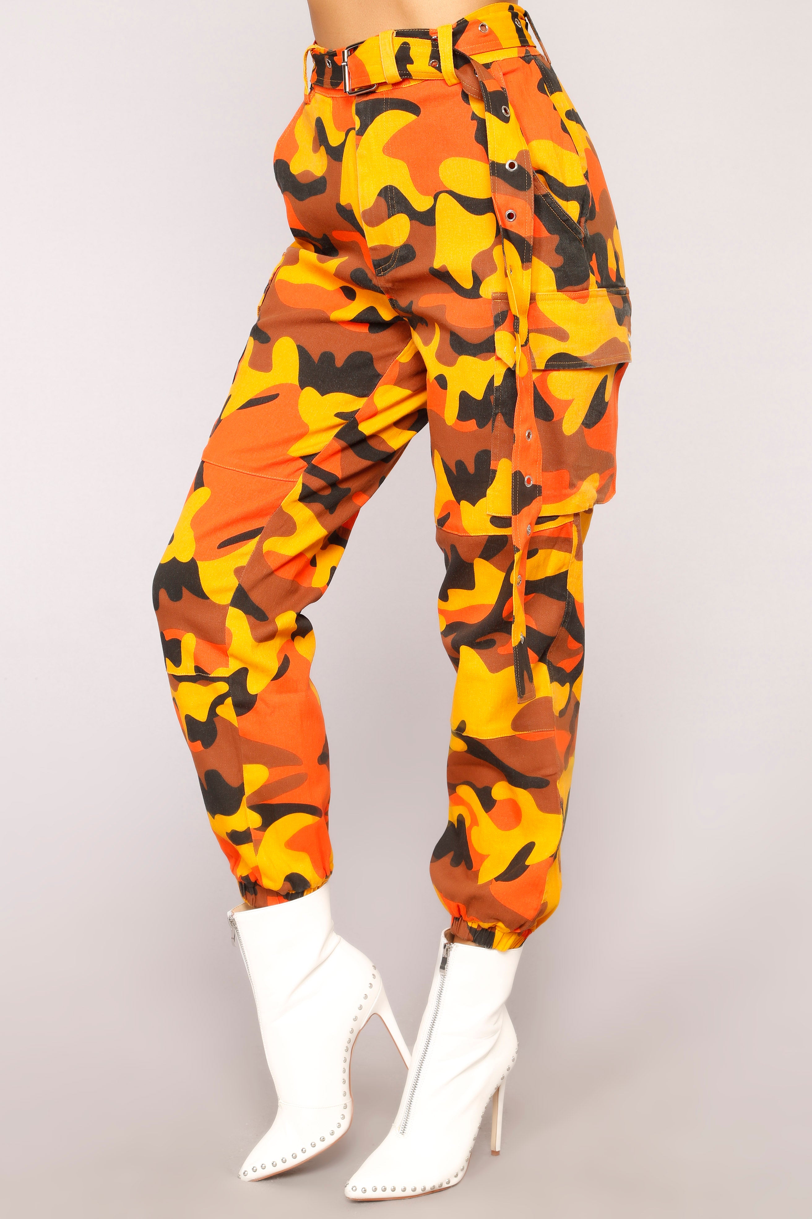 Determined Cargo Pants - Black/Orange – Fashion Nova