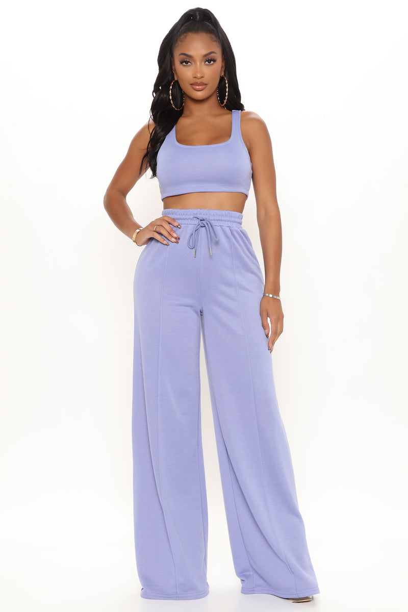 Gotta Love It Wide Leg Pant Set - Periwinkle | Fashion Nova, Matching ...