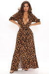 Classified Leopard Maxi Dress - Leopard