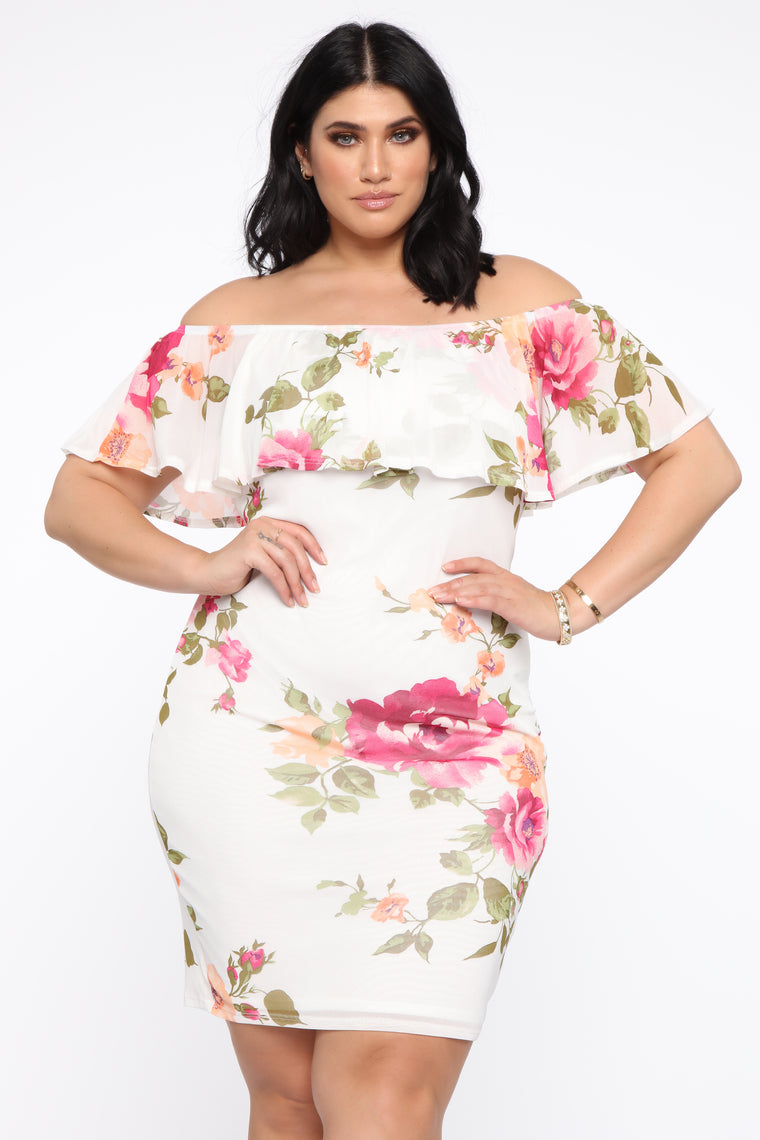 Ladies Know Best Floral Mini Dress - Off White, Dresses | Fashion Nova