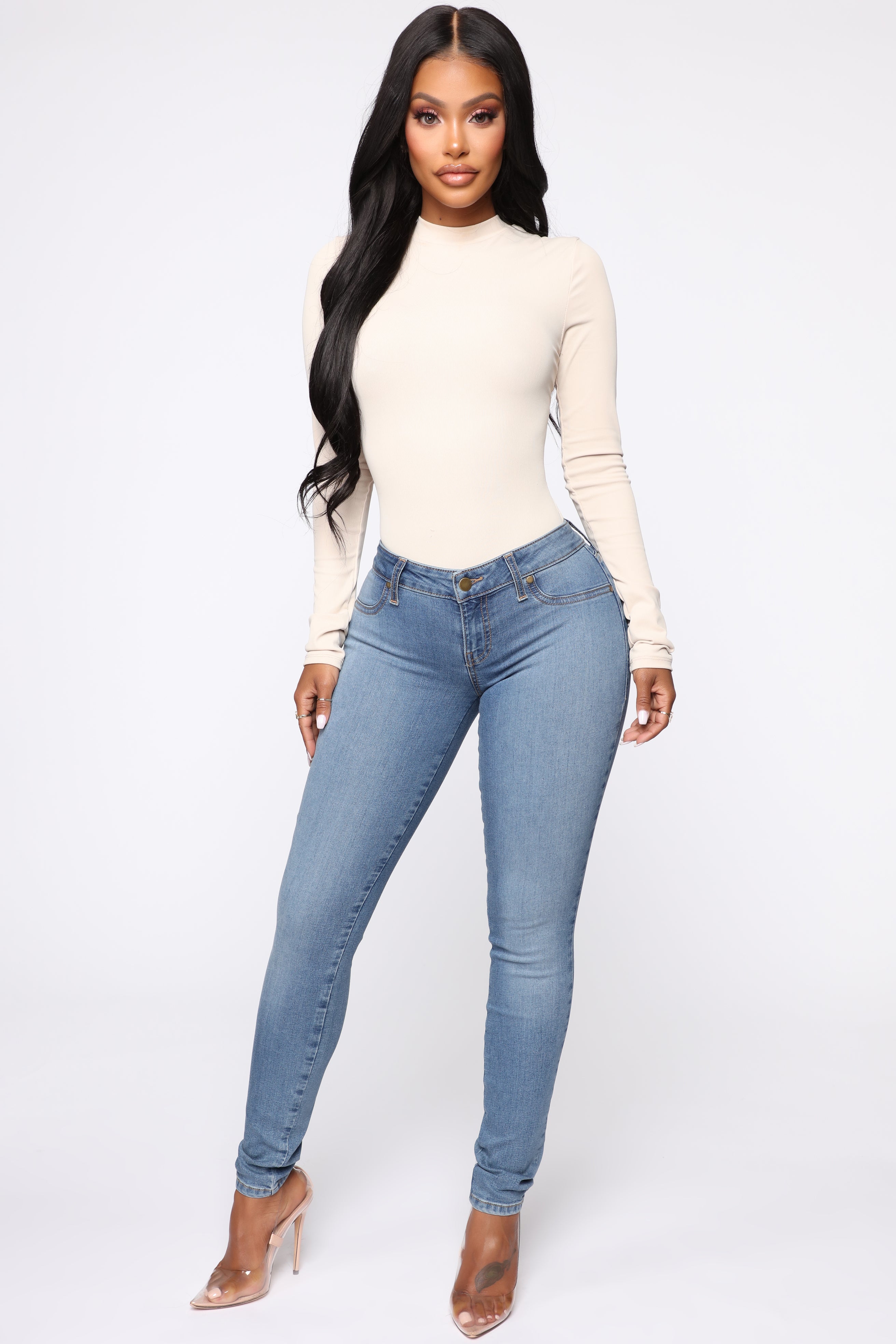 Flex Game Strong Low Rise Skinny Jeans Light Blue Wash Fashion Nova