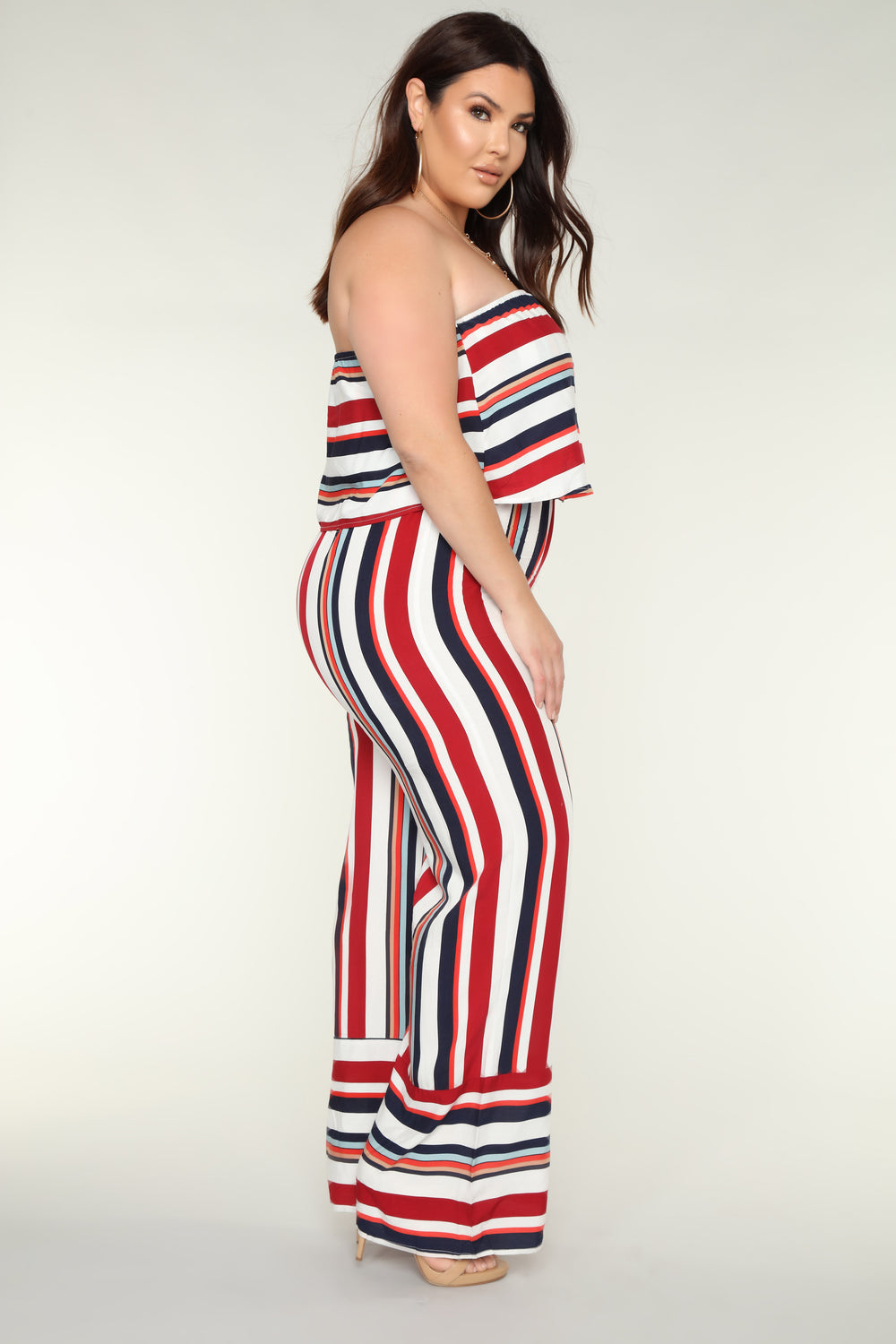 Best To You Jumpsuit - Red Multi