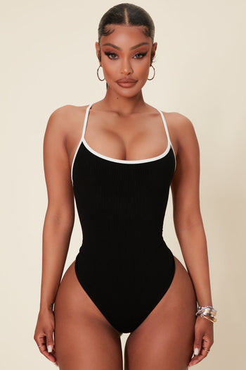 Feeling Myself Smoothing Shapewear Bodysuit - Black, Fashion Nova,  Lingerie & Sleepwear