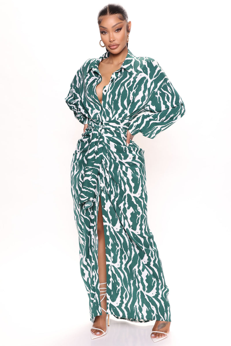 Safari Vibes Maxi Dress - Green/combo | Fashion Nova, Dresses | Fashion ...