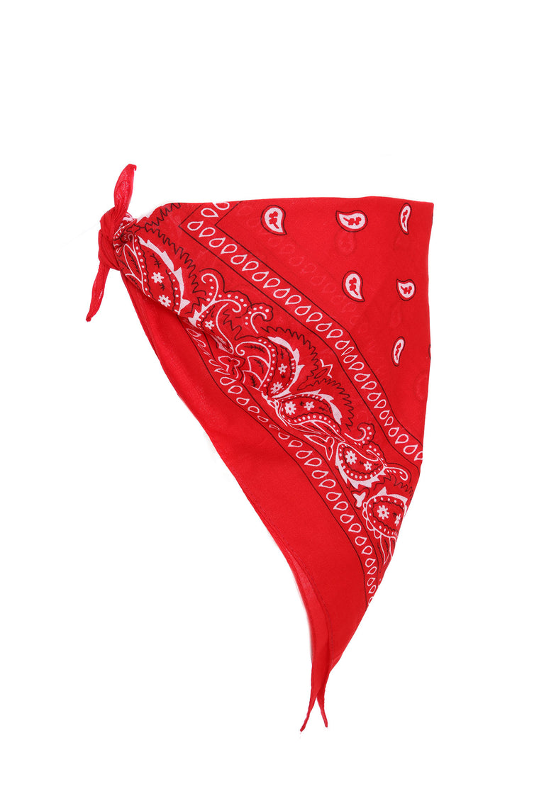 red bandana outfit fashion nova