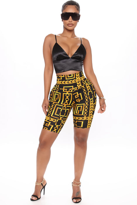 black biker shorts fashion nova