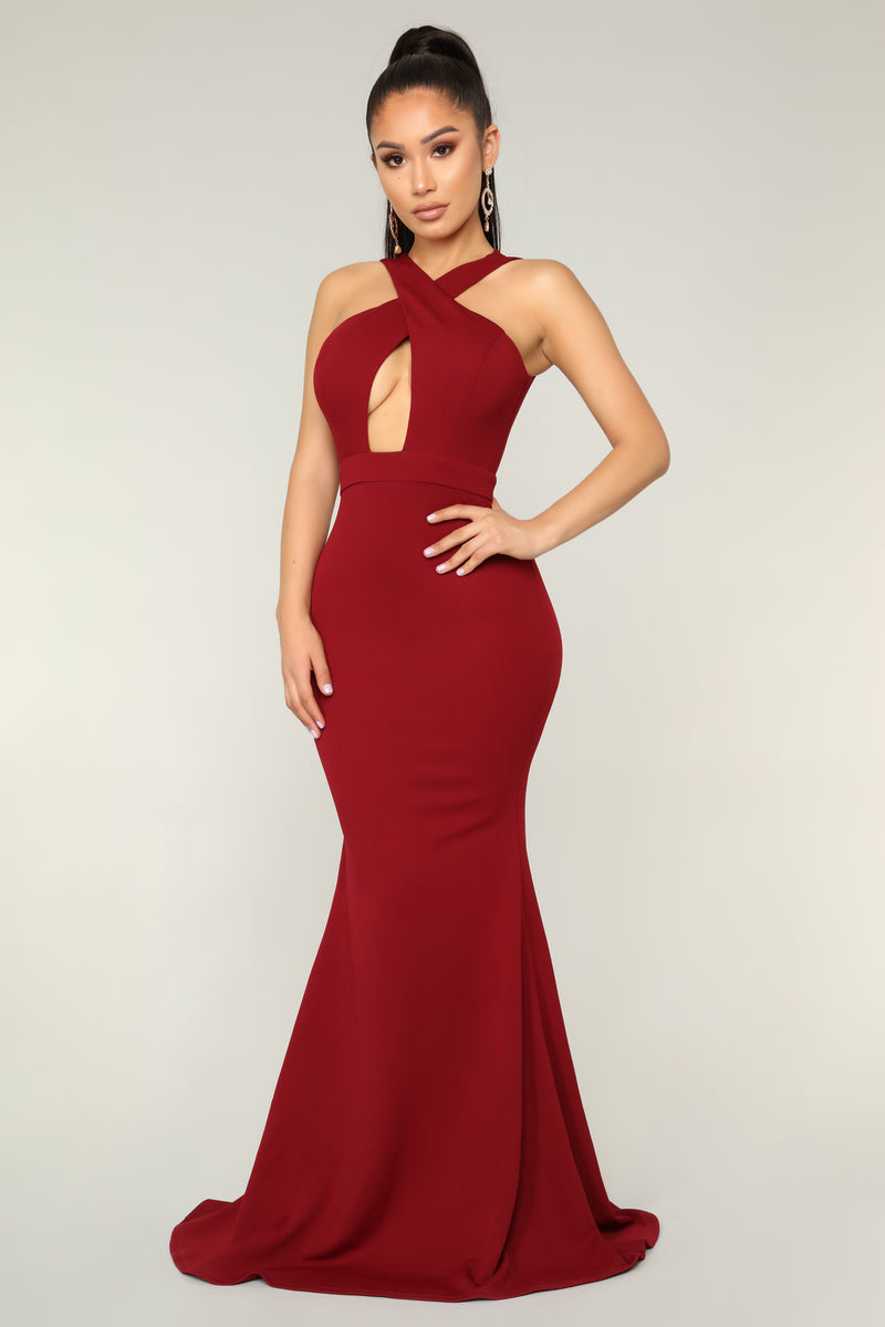 Issa Queen Dress - Burgundy | Fashion Nova, Dresses | Fashion Nova