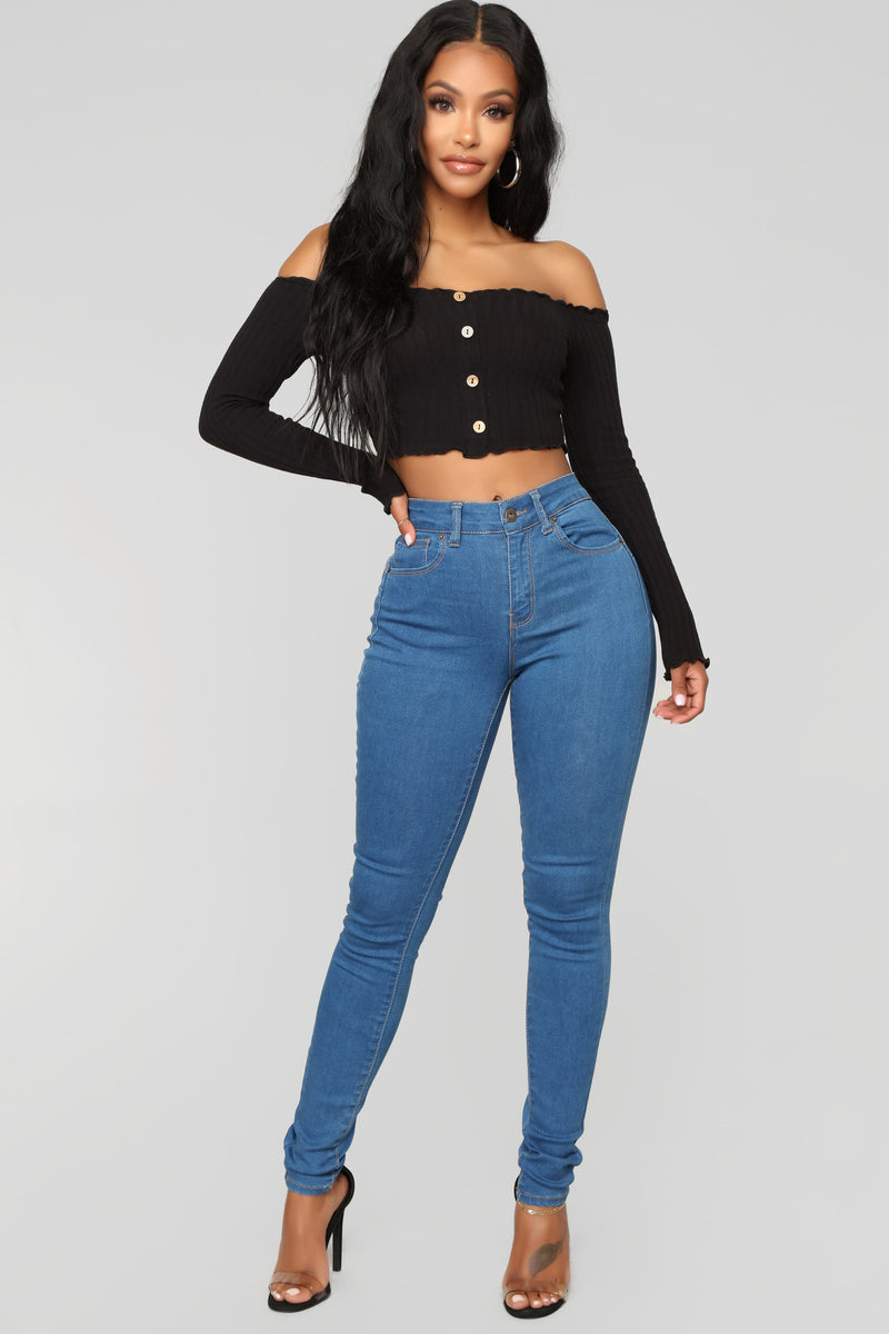 Never Call Me High Rise Jeans - Medium Blue Wash | Fashion Nova, Jeans ...