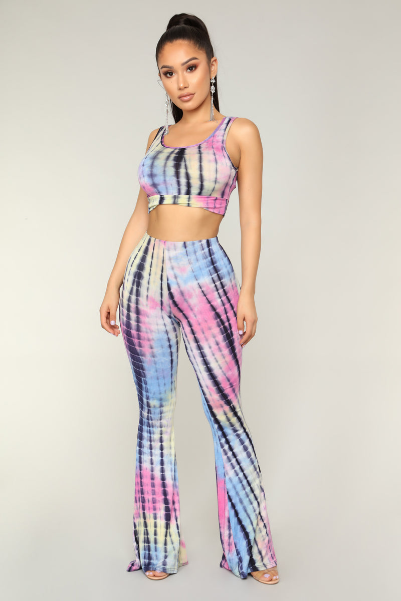 Sweet Bippy Tie Dye Set - Blue Multi | Fashion Nova, Matching Sets ...