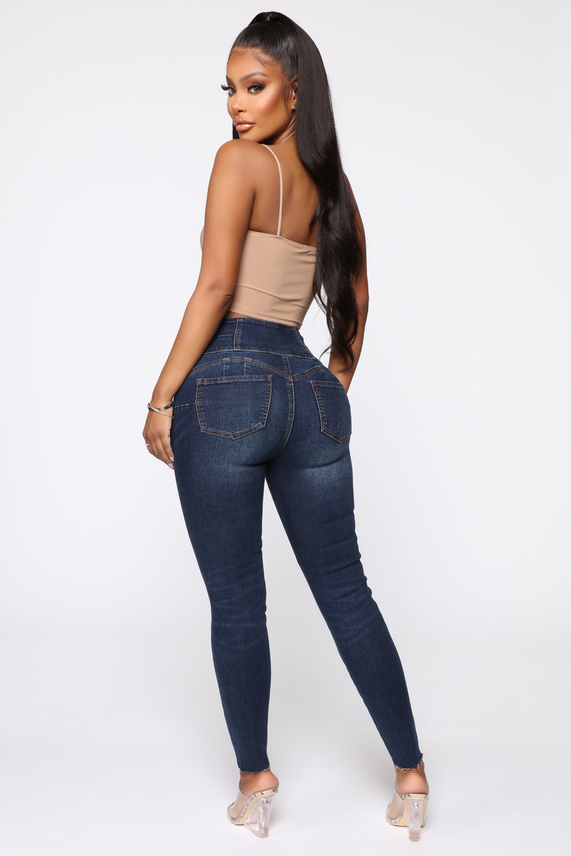 Butt 4 Me Skinny Jeans - Dark Denim, Jeans | Fashion Nova