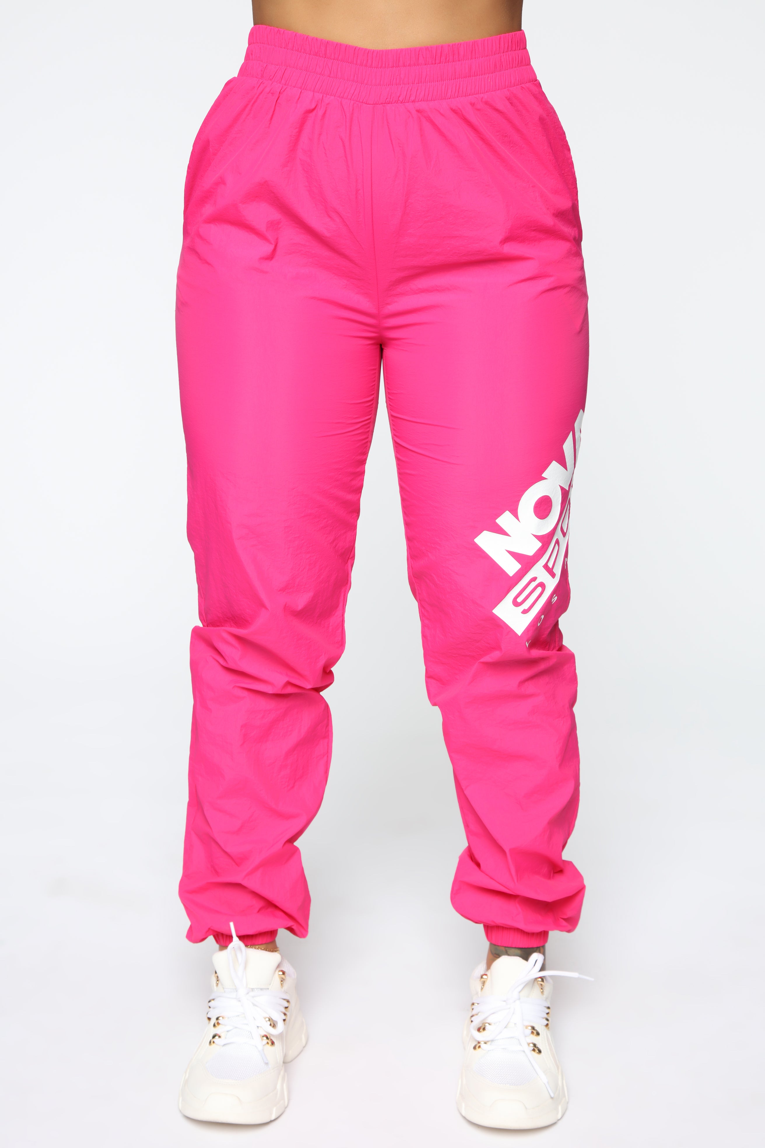 hot pink joggers