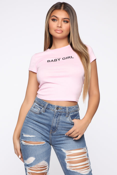 baby girl shirt fashion nova