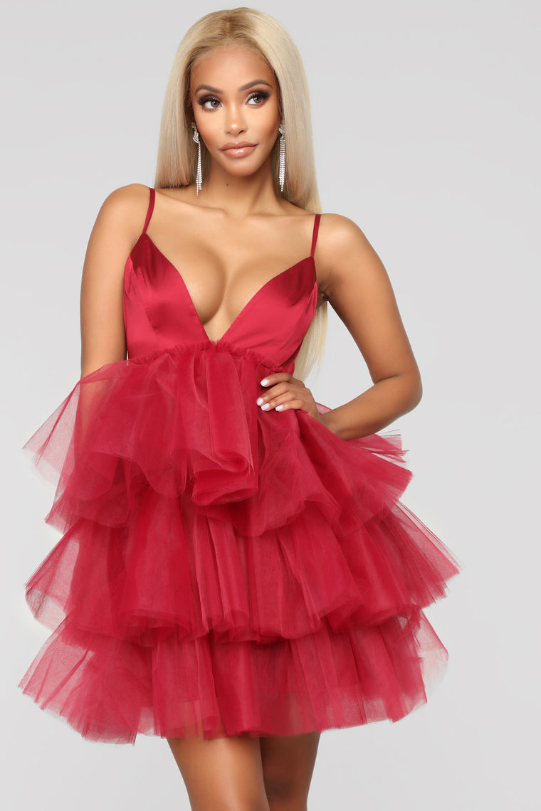 she bad ruffle dress fashion nova