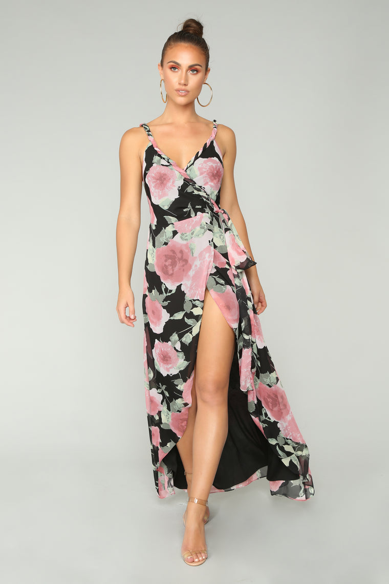 fashion nova floral maxi dress