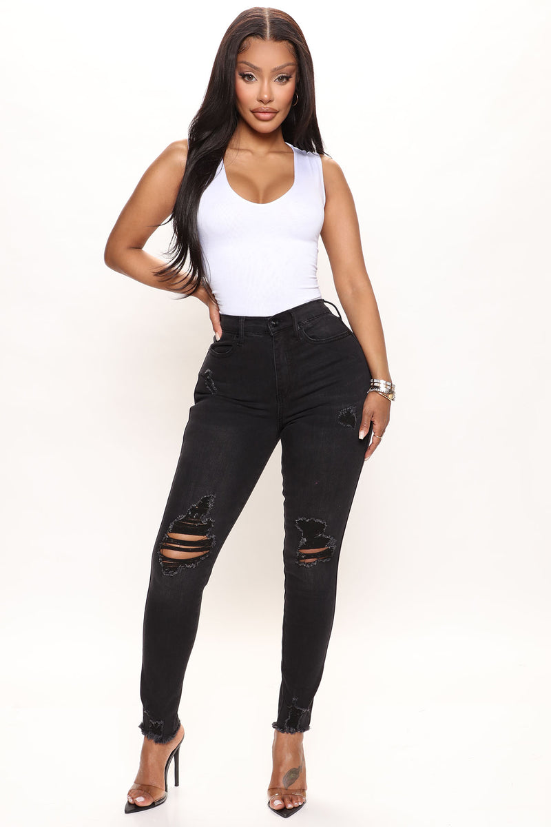 Kaitlyn Sculpting Skinny Jeans - Black | Fashion Nova, Jeans | Fashion Nova