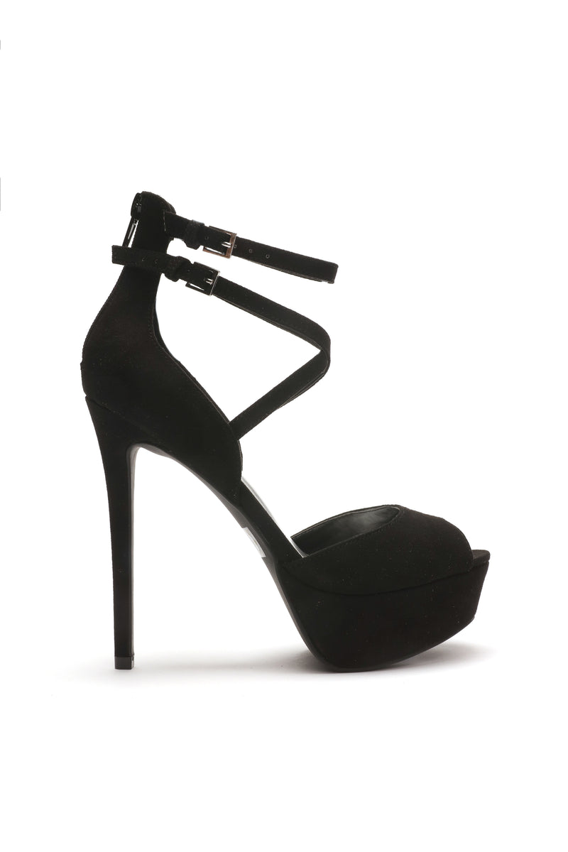 Around Town Strappy Heel - Black | Fashion Nova, Shoes | Fashion Nova