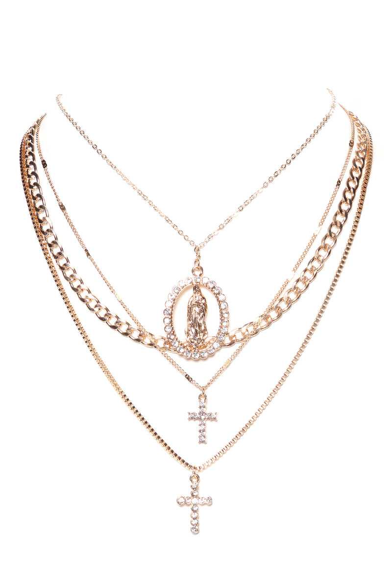 Forever Blessed Necklace - Gold | Fashion Nova, Jewelry | Fashion Nova