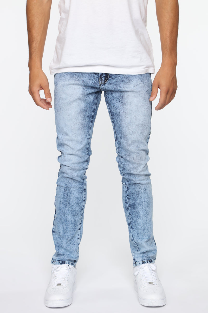 Crewz Skinny Jeans -Light Wash | Fashion Nova, Mens Jeans | Fashion Nova