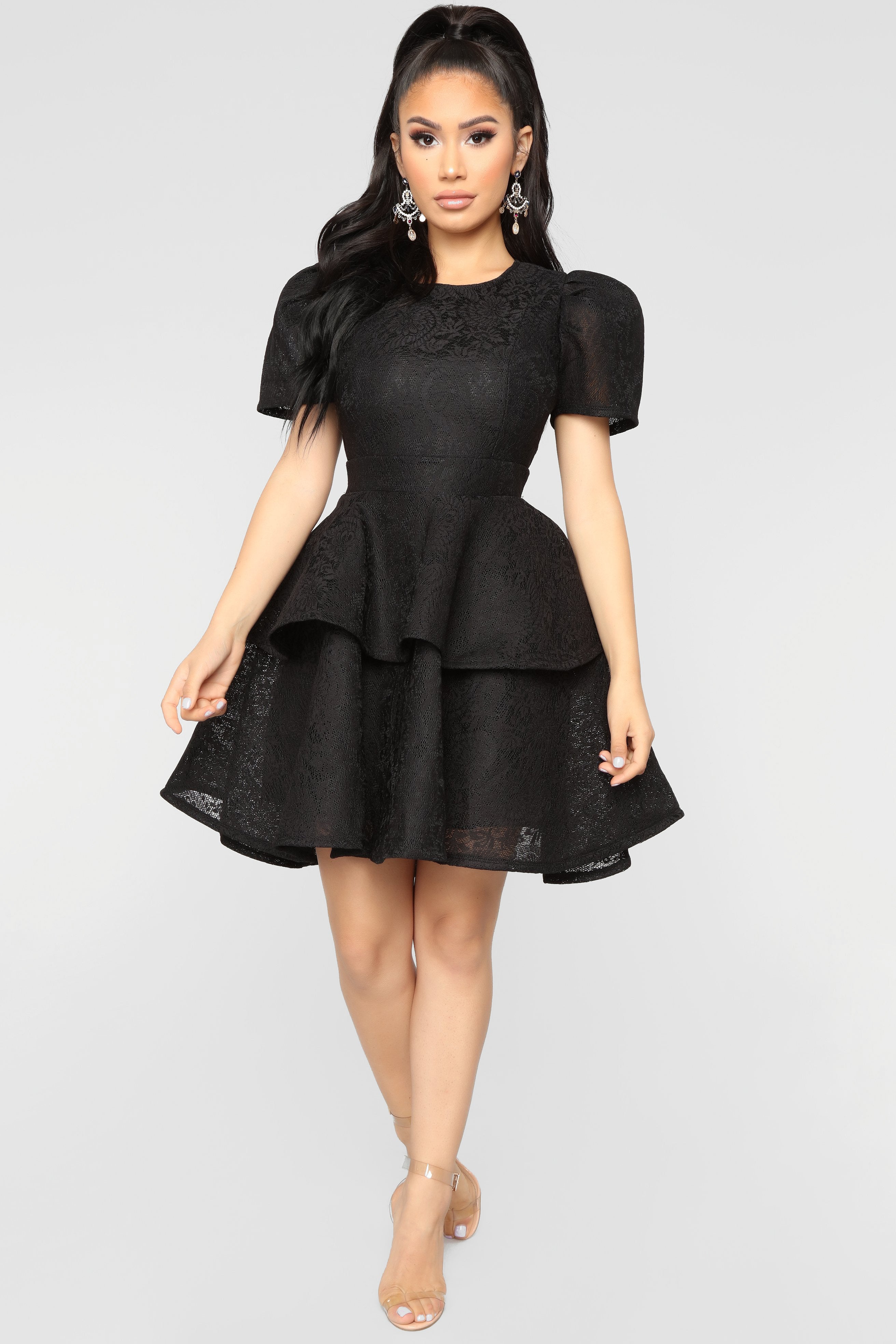  Plastic  Princess Dress  Black