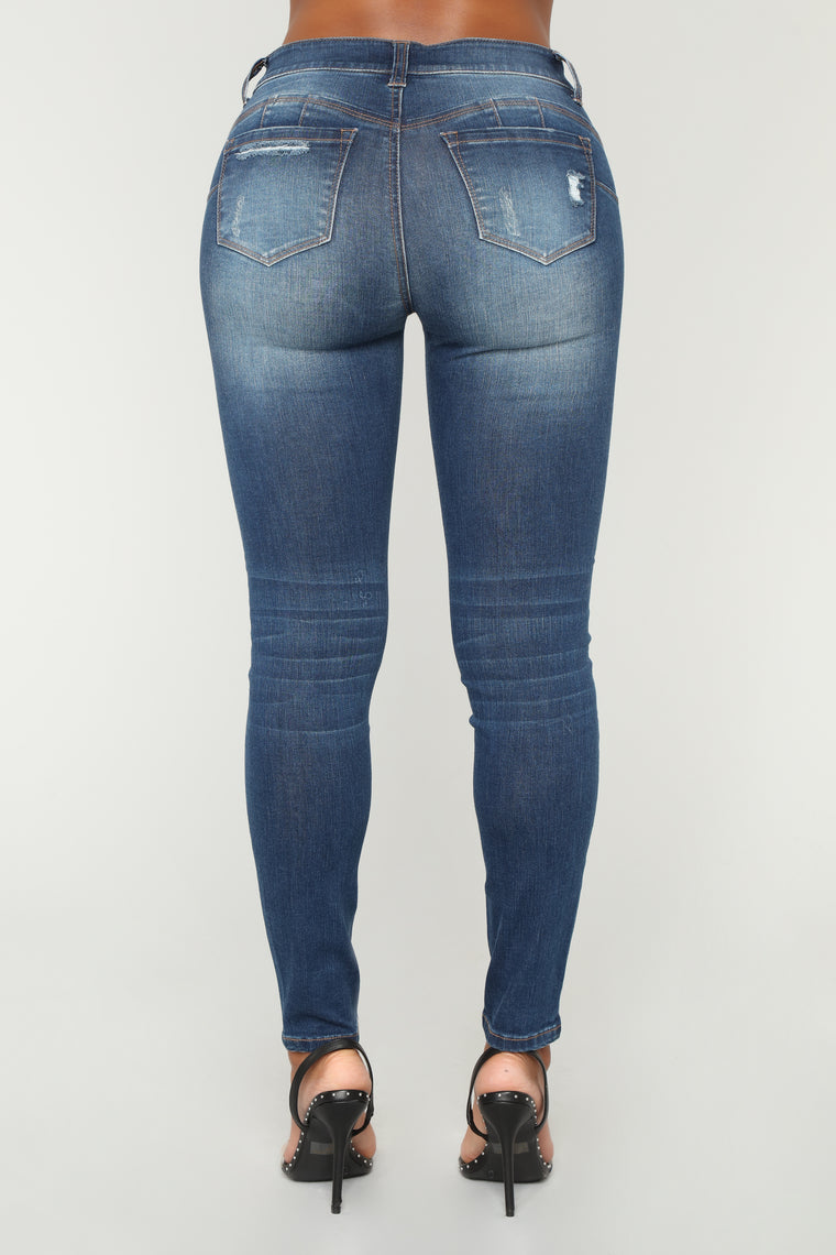 Too Used To It Booty Lifting Jeans - Dark Denim, Jeans | Fashion Nova