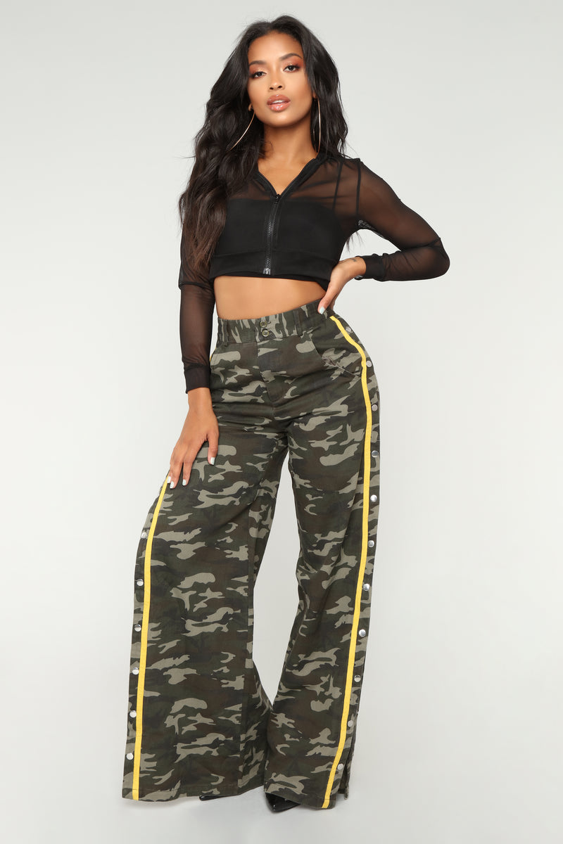 Snip Snaps Camo Pants - Olive/Mustard | Fashion Nova, Pants | Fashion Nova