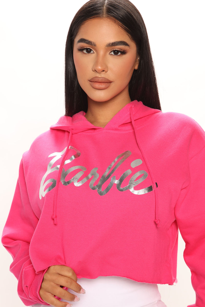 Get Your Sparkle On Barbie Hoodie - Hot Pink | Fashion Nova, Graphic ...