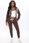 Relaxed Vibe Joggers - Chocolate