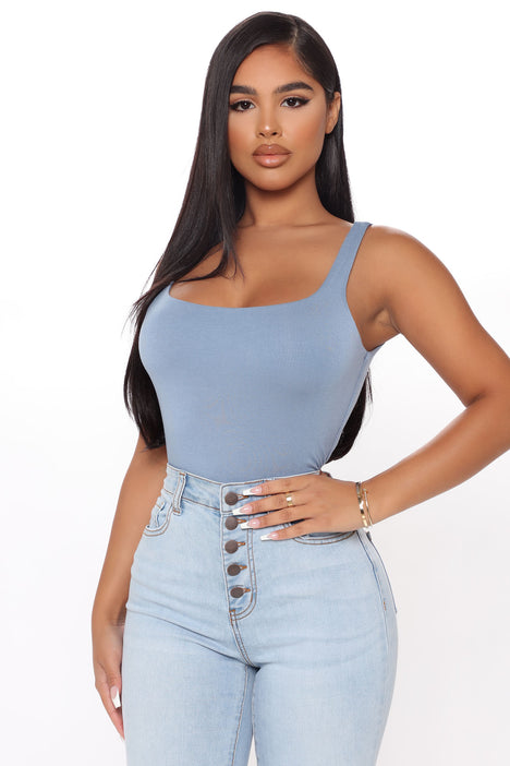 Temporary Lover Tank Top - Blue | Fashion Nova, Knit Tops | Fashion Nova