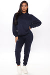 Look Again Joggers - Navy