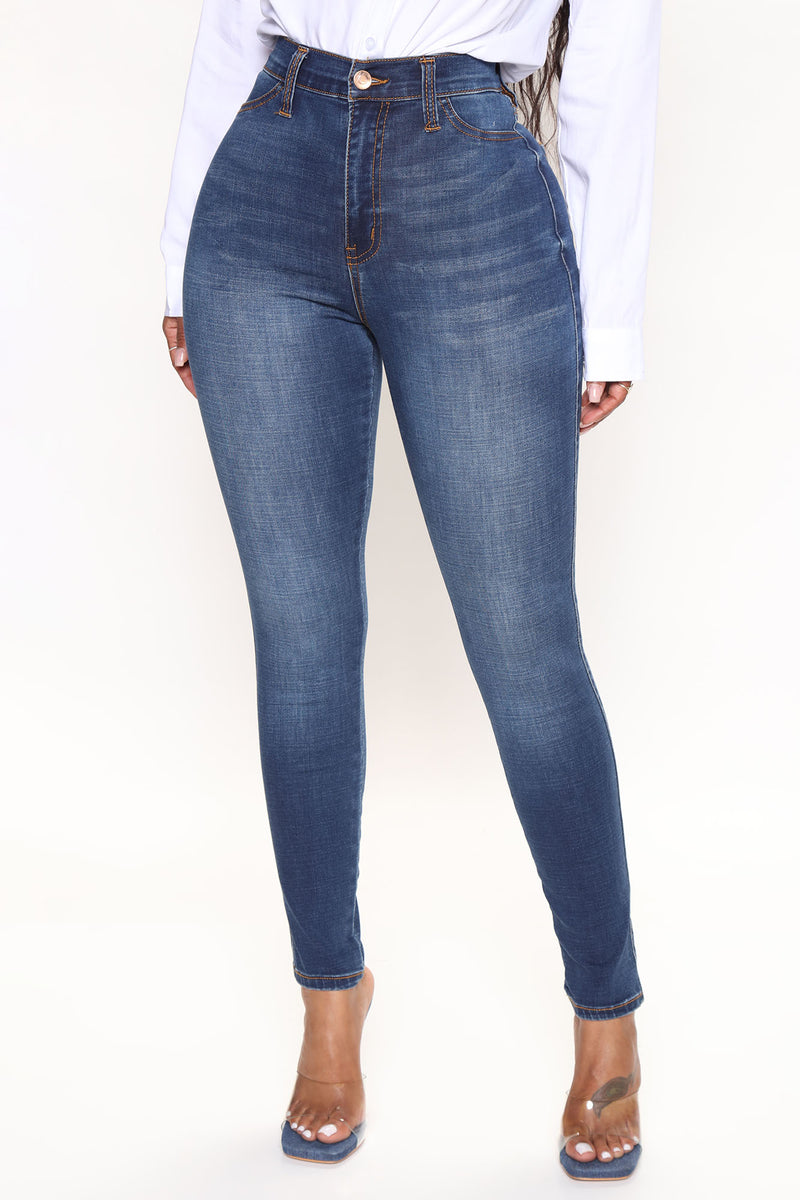 Best Of Me High Rise Skinny Jeans - Dark Denim | Fashion Nova, Jeans ...