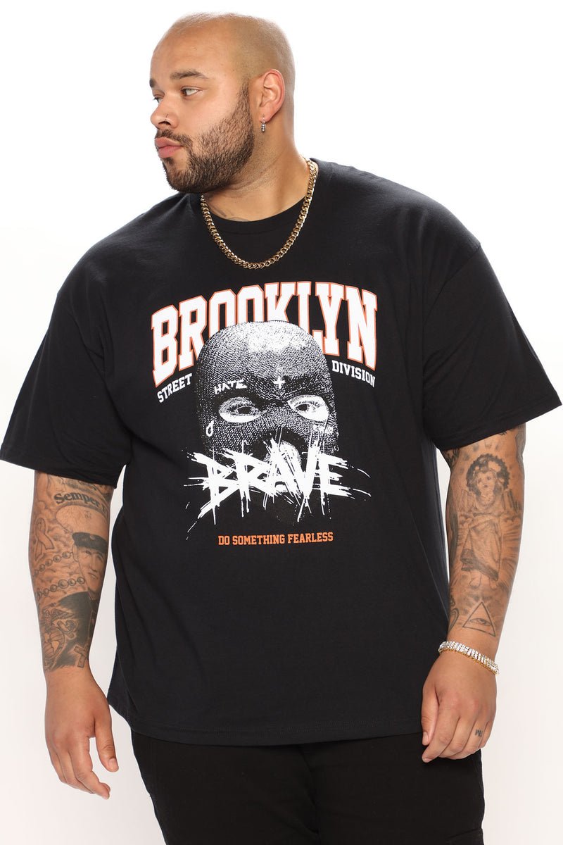 The Brooklyn Brave Short Sleeve Tee - Black | Fashion Nova, Mens ...