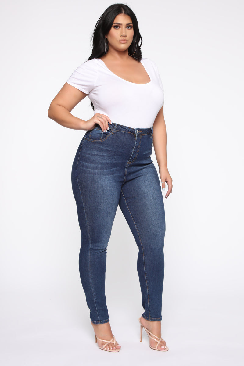 Jessica II Skinny Jeans - Dark Denim | Fashion Nova, Jeans | Fashion Nova