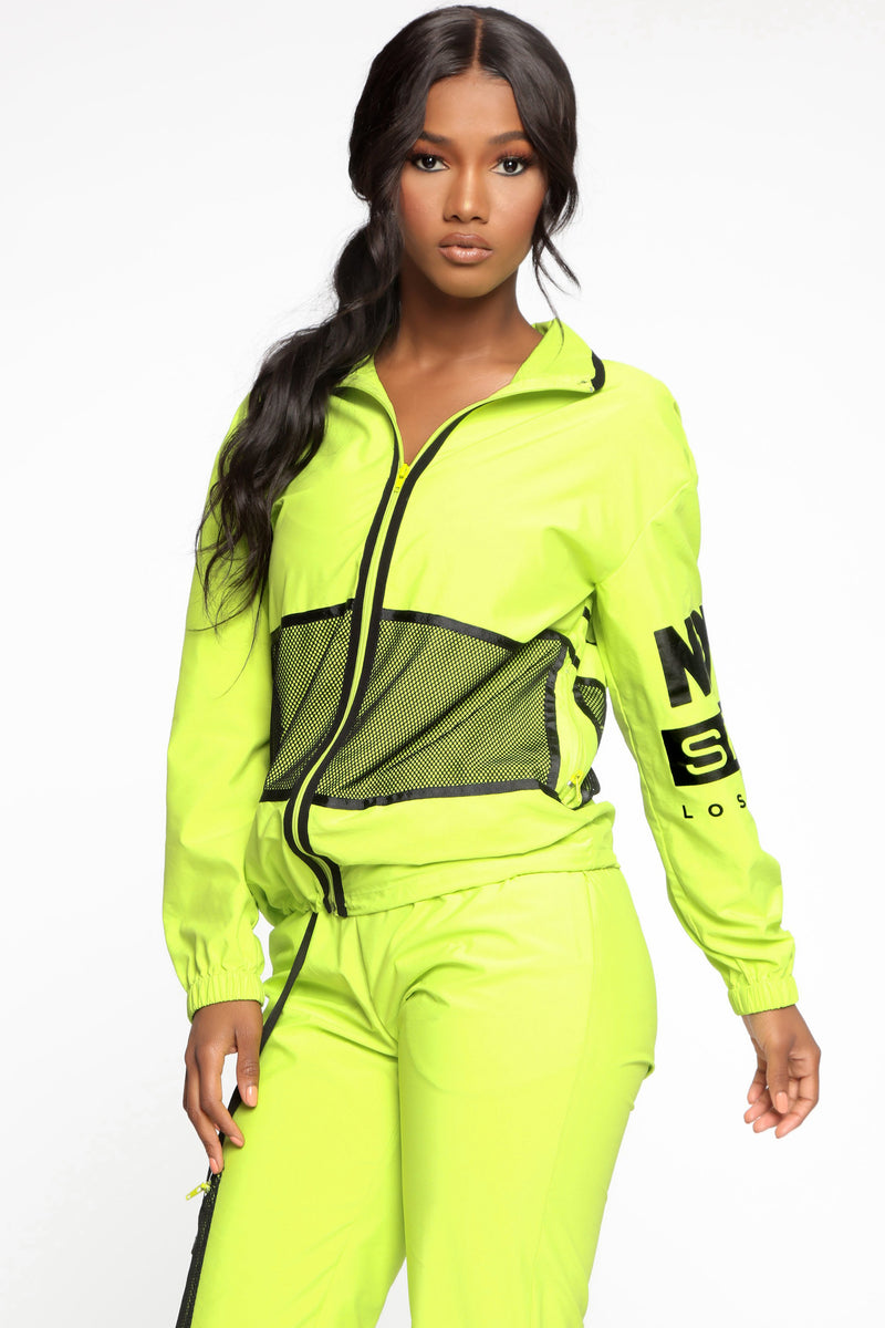 Looking Bad As Ever Windbreaker Jacket - Lime | Fashion Nova, Jackets ...