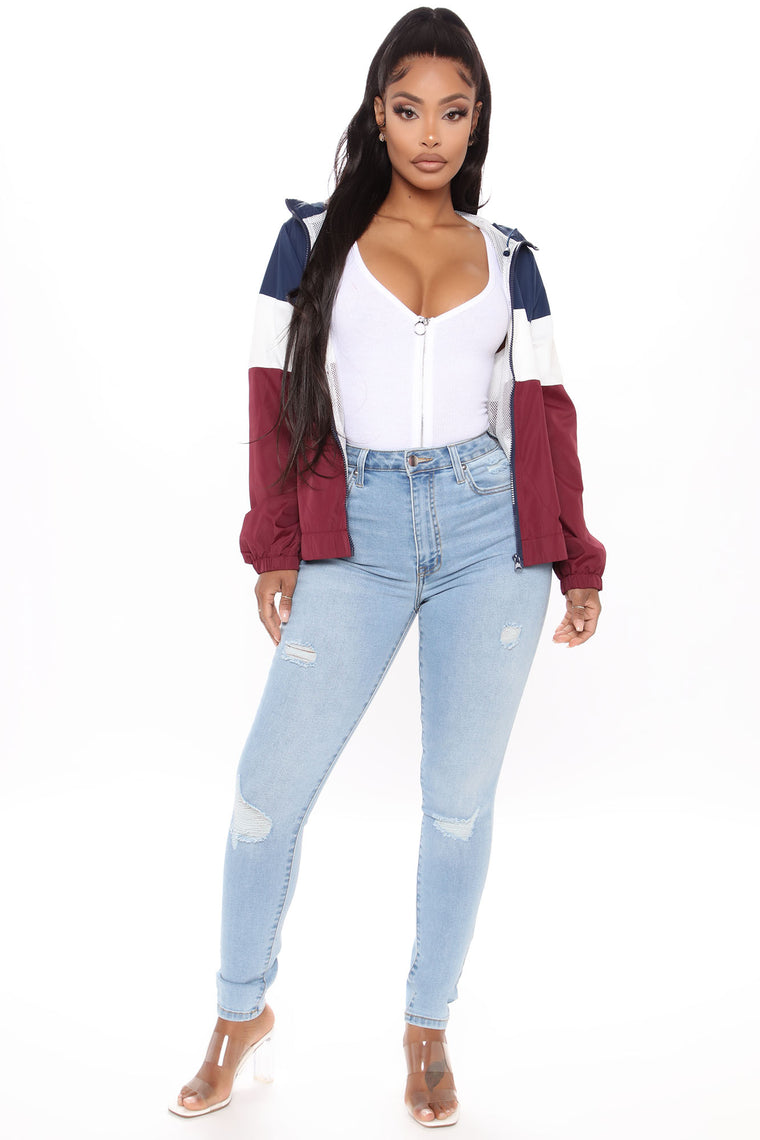 windbreaker dress fashion nova