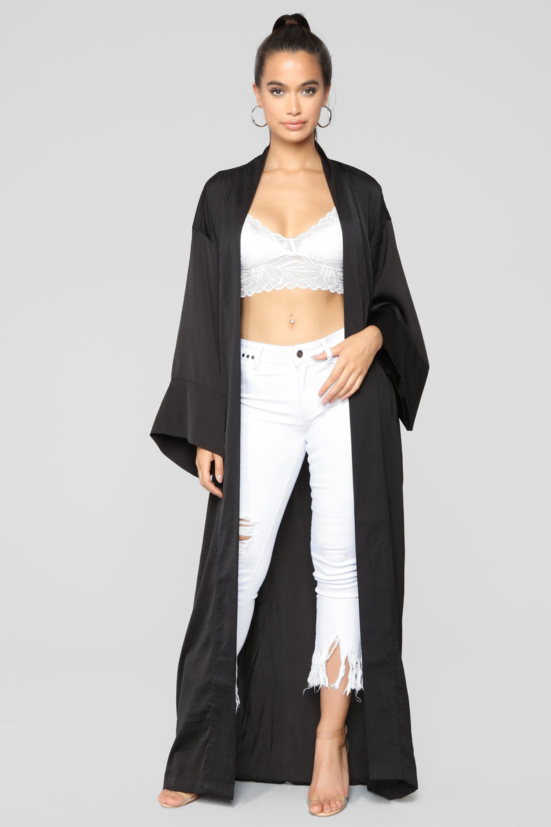 fashion nova silk robe