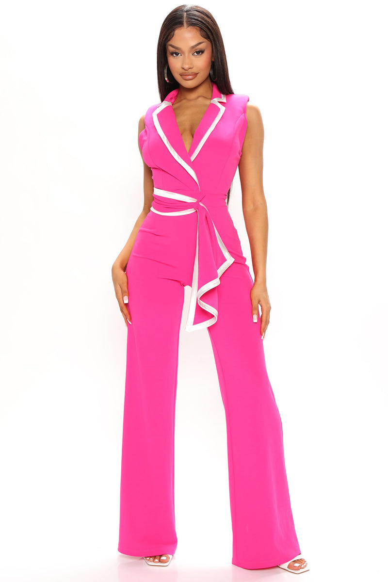 True Boss Jumpsuit - Fuchsia/combo | Fashion Nova, Jumpsuits | Fashion Nova